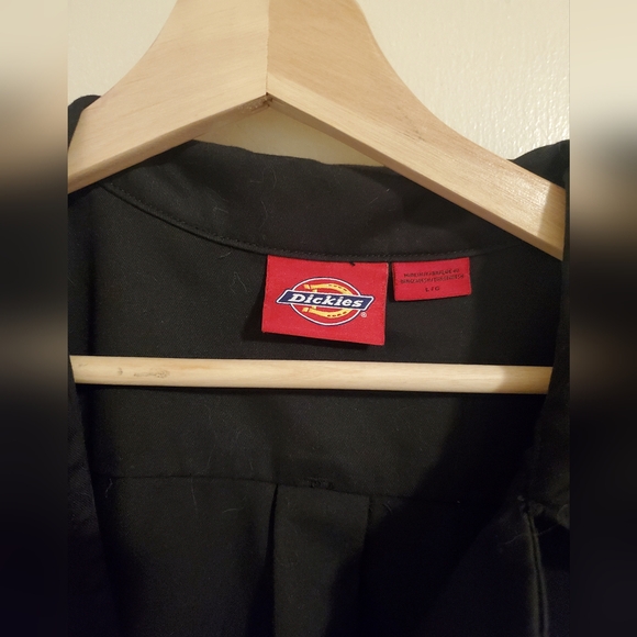 Dickie's Women's Black FLEX Cooling Short Sleeve Coveralls Jumpsuit Large - Picture 5 of 8